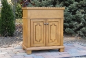 alder vanity-2 doors-bead & denti -moldings