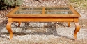 alder-cabriole legs-4 beveled glass panels