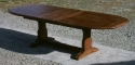 alder-trestle base-oval top with leaf