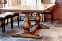 alder-twin pedestals-thick top-glazed