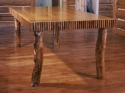 pine-log legs-molesworth trim