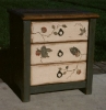 alder-3 drawer-painted drawers & base