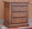 alder- -drawers-pullout shelf-distressed