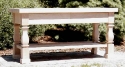 alder-2 drawers-shaped legs-shelf-unfinished